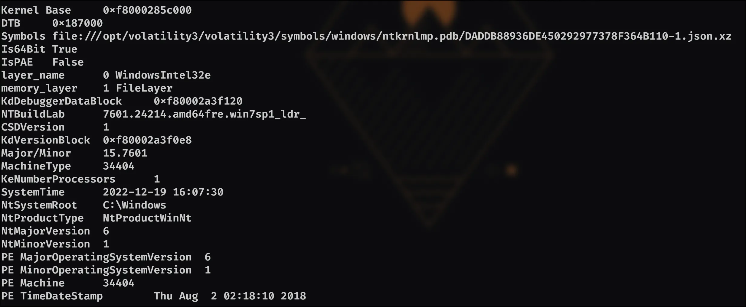 Binary information