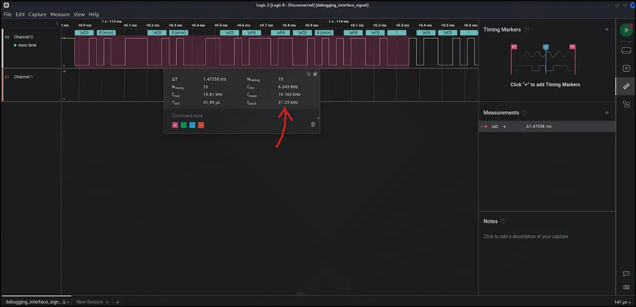 Baud Rate with Extension